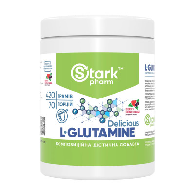 L-Glutamine Delicious - 420g Berry Punch L-Glutamine Delicious - 420g Berry Punch