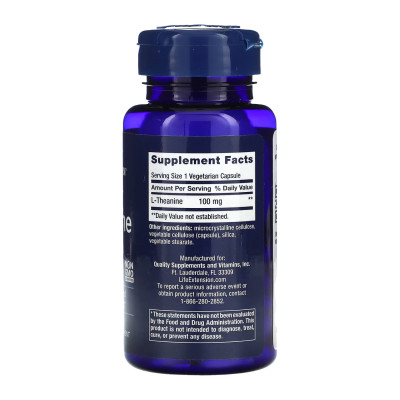 L-Theanine 100 mg - 60 vcaps L-Theanine 100 mg - 60 vcaps