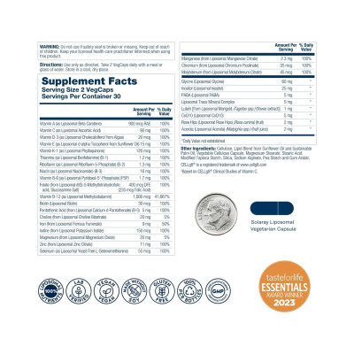 Liposomal Multivitamin Universal - 60 vcaps Liposomal Multivitamin Universal - 60 vcaps