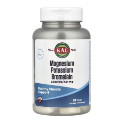 Magnesium Potassium Bromelain - 60 tabs Magnesium Potassium Bromelain - 60 tabs