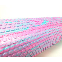 Масажний ролер EasyFit Foam Roller 45 см двоколірний Рожевий-м'ятний Масажний ролер EasyFit Foam Roller 45 см двоколірний Рожевий-м'ятний
