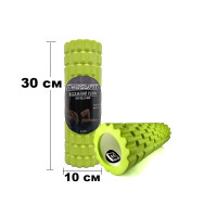 Масажний ролер EasyFit Grid Roller Mini 30 см салатовий Масажний ролер EasyFit Grid Roller Mini 30 см салатовий