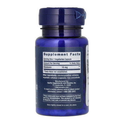 Melatonin 10 mg - 60 veg caps (До 12.26) Melatonin 10 mg - 60 veg caps (До 12.26)