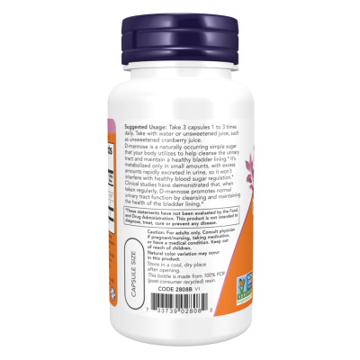 D-Mannose 500mg - 240 vcaps D-Mannose 500mg - 240 vcaps