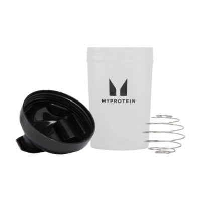 Plastic Shaker - 600ml Clear Black Plastic Shaker - 600ml Clear Black