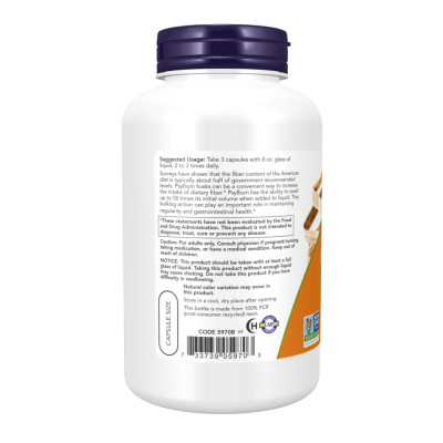 Psyllium Husk Caps 500 mg - 500 vcaps Psyllium Husk Caps 500 mg - 500 vcaps
