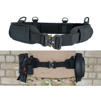 Розвантажувальний тактичний пояс РПС із кріпленням MOLLE чорний (варбелт, warbelt) Розвантажувальний тактичний пояс РПС із кріпленням MOLLE чорний (варбелт, warbelt)