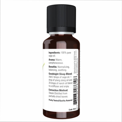 Sage Oil - 30ml (1fl.oz) Sage Oil - 30ml (1fl.oz)