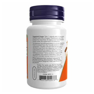 Serrapeptase 60,000 Units - 60 vcaps Serrapeptase 60,000 Units - 60 vcaps