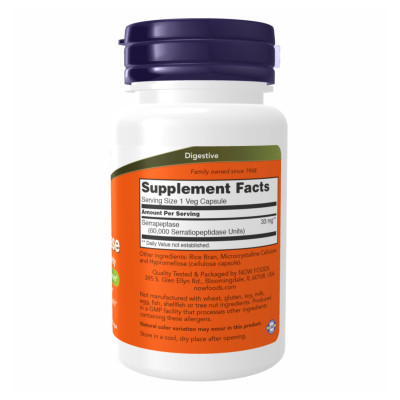 Serrapeptase 60,000 Units - 60 vcaps Serrapeptase 60,000 Units - 60 vcaps