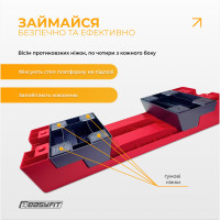 Степ для аеробіки 3-ступінчастий EasyFit Степ для аеробіки 3-ступінчастий EasyFit