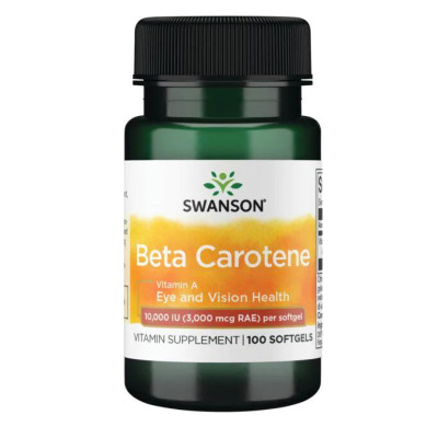 Beta-Carotene 10,000 IU (3000 mcg RAE) - 100 Sgels Beta-Carotene 10,000 IU (3000 mcg RAE) - 100 Sgels