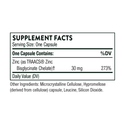 Zinc Bisglycinate 30 mg - 60 caps Zinc Bisglycinate 30 mg - 60 caps