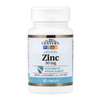Zinc Chelated 50 mg - 60 tabs (Пошкоджена банка) Zinc Chelated 50 mg - 60 tabs (Пошкоджена банка)