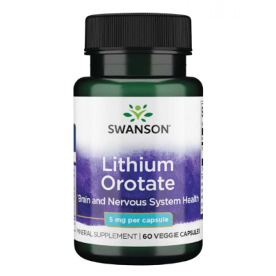 Lithium Orotate 5mg - 60veg caps Lithium Orotate 5mg - 60veg caps