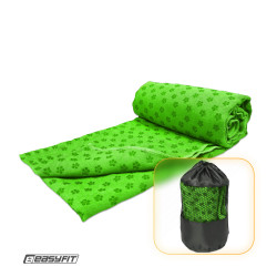 Рушник для йоги EasyFit Yoga Mat Towel з мікрофібри (Зелений) Рушник для йоги EasyFit Yoga Mat Towel з мікрофібри (Зелений)