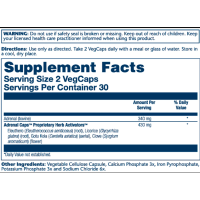 Adrenal 170mg - 60 vcaps Adrenal 170mg - 60 vcaps