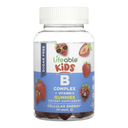 B Complex + Vitamin C Kids Sugar Free - 60 gummies B Complex + Vitamin C Kids Sugar Free - 60 gummies