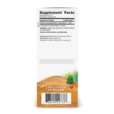 Baby's Vitamin D3 Liquid - 22.5 ml Baby's Vitamin D3 Liquid - 22.5 ml