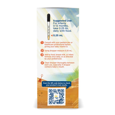 Baby's Vitamin D3 Liquid - 22.5 ml Baby's Vitamin D3 Liquid - 22.5 ml