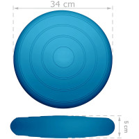 Балансувальна масажна подушка гладка EasyFit Balance Cushion Блакитний Балансувальна масажна подушка гладка EasyFit Balance Cushion Блакитний