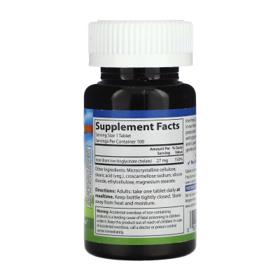 Chelated Iron - 100 tabs Chelated Iron - 100 tabs