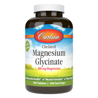 Chelated Magnesium Glycinate - 180 tabs Chelated Magnesium Glycinate - 180 tabs
