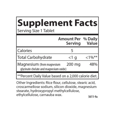 Chelated Magnesium Glycinate - 180 tabs Chelated Magnesium Glycinate - 180 tabs