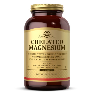 Chelated Magnesium - 250 tabs Chelated Magnesium - 250 tabs