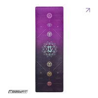 Коврик для йоги EasyFit Chakra Flow (замша-каучук) Коврик для йоги EasyFit Chakra Flow (замша-каучук)