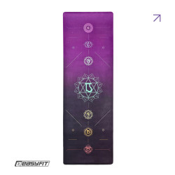 Коврик для йоги EasyFit Chakra Flow (замша-каучук) Коврик для йоги EasyFit Chakra Flow (замша-каучук)
