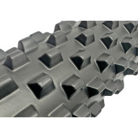 Масажний ролик EasyFit Grid Roller PRO 45 см Чорний Масажний ролик EasyFit Grid Roller PRO 45 см Чорний
