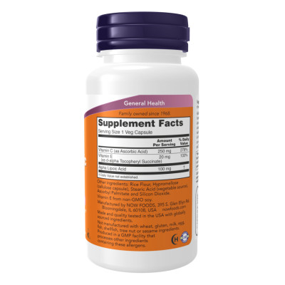 Alpha Lipoic Acid 100mg - 120 vcaps Alpha Lipoic Acid 100mg - 120 vcaps