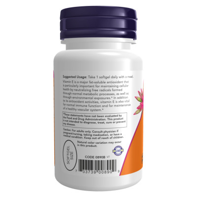 E-400 Mixed Tocopherols - 100 sgels E-400 Mixed Tocopherols - 100 sgels