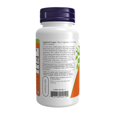 Panax Ginseng 500mg - 250 vcaps Panax Ginseng 500mg - 250 vcaps