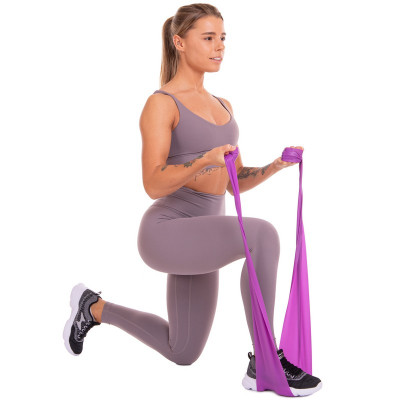 Стрічка латексна EasyFit 0.35 мм для пілатеса та йоги зелена