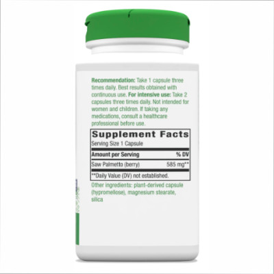 Saw Palmetto Berries - 100 vcaps Saw Palmetto Berries - 100 vcaps