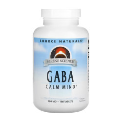 Serene Science® GABA 750 mg - 180 tabs Serene Science® GABA 750 mg - 180 tabs