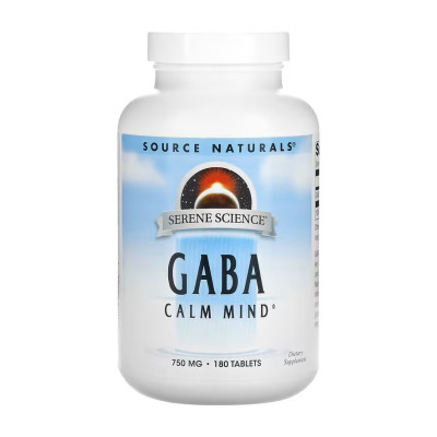 Serene Science® GABA 750 mg - 180 tabs Serene Science® GABA 750 mg - 180 tabs