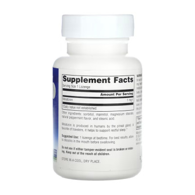 Sleep Science® Melatonin 1mg Peppermint - 100 lozenges Sleep Science® Melatonin 1mg Peppermint - 100 lozenges