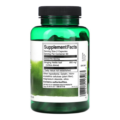 Stinging Nettle Leaf 400mg - 120 caps Stinging Nettle Leaf 400mg - 120 caps