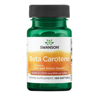 Beta-Carotene 25,000 IU (7,500 mcg RAE) - 100 Sgels Beta-Carotene 25,000 IU (7,500 mcg RAE) - 100 Sgels
