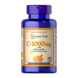 Vitamin C-1000 mg with Bioflavonoids & Rose Hips - 100 caps Vitamin C-1000 mg with Bioflavonoids & Rose Hips - 100 caps