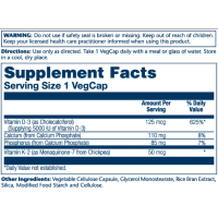 Vitamin D-3 & K-2 - 120 vcaps Vitamin D-3 & K-2 - 120 vcaps